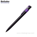Click action solid plastic pen with frosted finishing